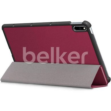 Чехол для Huawei MatePad 10.4 2020 Moko кожаный Бордовый смотреть фото | belker.com.ua