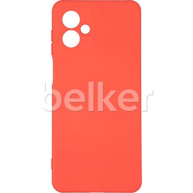 Противоударный чехол для Motorola G14 Full soft case Красный