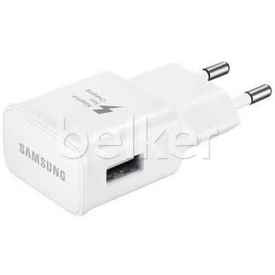 Зарядное устройство Samsung Fast Charge с кабелем micro USB Белое