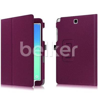 Чехол для Samsung Galaxy Tab A 9.7 T550, T555 TTX Кожаный Фиолетовый смотреть фото | belker.com.ua