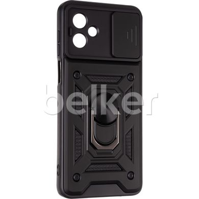 Противоударный чехол для Motorola G14 Gelius Hard Defence PC Series (Camera slider) Черный