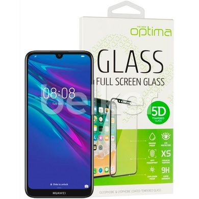 Защитное стекло для Huawei Y6 2019 Optima 5D Черный смотреть фото | belker.com.ua