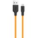 Силиконовый кабель micro USB Hoco X21 Оранжевый в магазине belker.com.ua