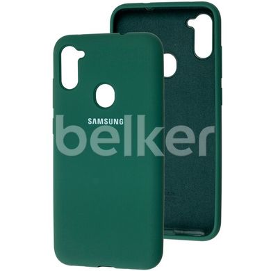 Чехол для Samsung Galaxy A11 (A115) Silicone Case Зелёный смотреть фото | belker.com.ua