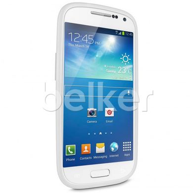 Силиконовый чехол для Samsung Galaxy S4 Mini i9190 Belker Белый смотреть фото | belker.com.ua