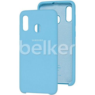 Защитный чехол для Samsung Galaxy A20 A205 Original Soft Case Голубой смотреть фото | belker.com.ua