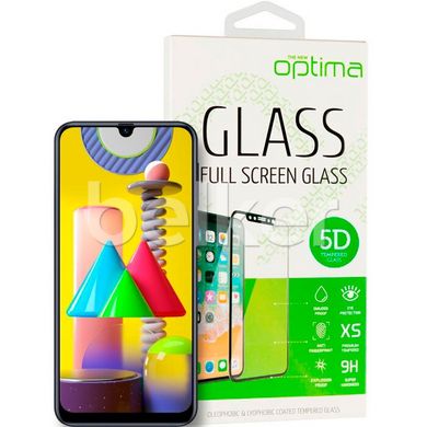 Защитное стекло для Samsung Galaxy M31 (M315) Optima 5D Черный смотреть фото | belker.com.ua