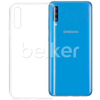 Силиконовый чехол для Samsung Galaxy A70 A705 ультратонкий Прозрачный смотреть фото | belker.com.ua