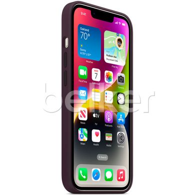 Силиконовый чехол Apple Silicone Case MagSafe Elderberry (MPT03) для iPhone 14