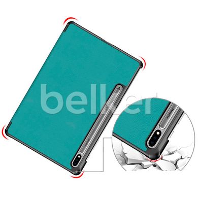 Чехол для Samsung Galaxy Tab S7 FE T733 Moko кожаный Хвойный