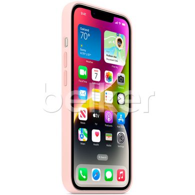 Силиконовый чехол Apple Silicone Case MagSafe Chalk Pink (MPRX3) для iPhone 14