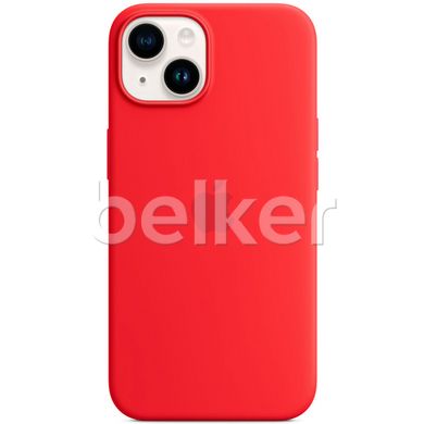Силиконовый чехол Apple Silicone Case MagSafe (PRODUCT)RED (MPRW3) для iPhone 14
