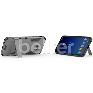 Противоударный чехол для Samsung Galaxy J4 Plus (J415) Honor Hard Defence Тёмно-серый смотреть фото | belker.com.ua