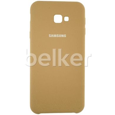 Оригинальный чехол для Samsung Galaxy J4 Plus (J415) Silicone Case Золотой смотреть фото | belker.com.ua
