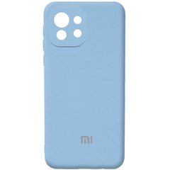 Оригинальный чехол для Xiaomi Mi 11 Lite Soft case Голубой