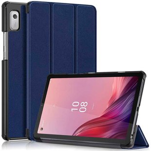 Чехол для Lenovo Tab M9 TB-310FU 2023 Moko кожаный Темно-синий смотреть фото | belker.com.ua