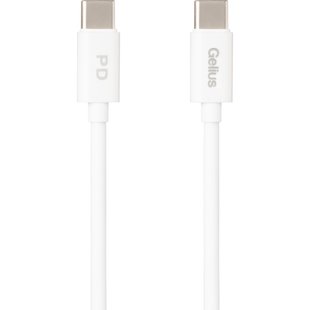 Кабель USB-C на USB-C Gelius Contact GP-UC112 60W 2 метра Белый