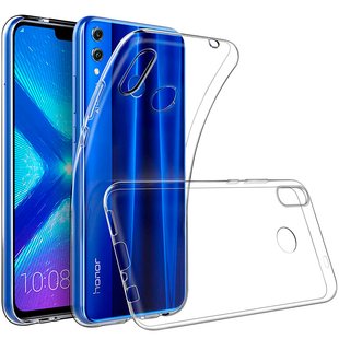 Силиконовый чехол для Huawei Honor 8X Hoco ультратонкий Прозрачный смотреть фото | belker.com.ua