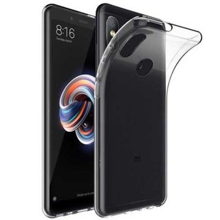 Силиконовый чехол для Xiaomi Redmi Note 5 прозрачный Прозрачный смотреть фото | belker.com.ua