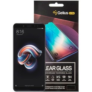 Защитное стекло для Xiaomi Redmi Note 5 Gelius Ultra clear 0.2 mm Прозрачный смотреть фото | belker.com.ua