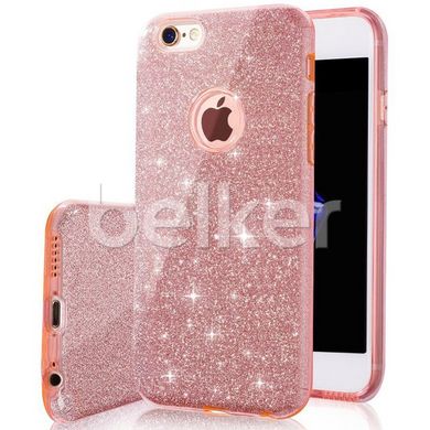 Силиконовый чехол для iPhone 6s Remax Glitter Silicon Розовое золото смотреть фото | belker.com.ua