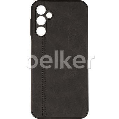 Чехол для Xiaomi Redmi Note 12 Pro Leather Case Черный