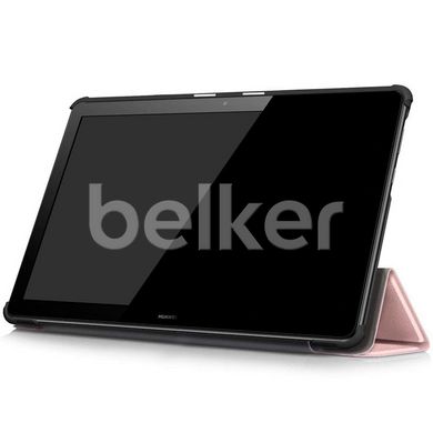 Чехол для Huawei MediaPad T5 10 Moko кожаный Розовое золото смотреть фото | belker.com.ua