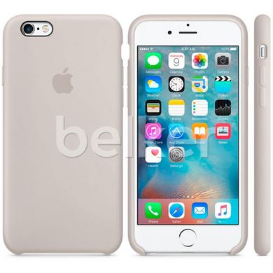 Чехол для iPhone 6/6s Apple Silicone Case Бежевый смотреть фото | belker.com.ua