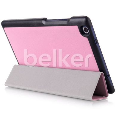 Чехол для Lenovo Tab 3 8.0 850 Moko кожаный Розовый смотреть фото | belker.com.ua