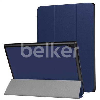 Чехол для Lenovo Tab 4 10 x304 Moko кожаный Темно-синий смотреть фото | belker.com.ua
