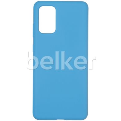 Чехол для Samsung Galaxy S20 Plus (G985) Full Soft case Синий смотреть фото | belker.com.ua