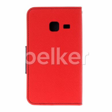 Чехол книжка для Samsung Galaxy J1 Mini J105 Goospery Красный смотреть фото | belker.com.ua