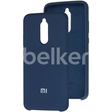 Оригинальный чехол для Xiaomi Redmi 8 Silicone Case Темно-синий смотреть фото | belker.com.ua
