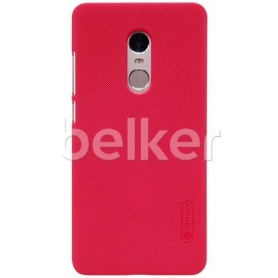 Пластиковый чехол для Xiaomi Redmi Note 4 Nillkin Frosted Shield Красный смотреть фото | belker.com.ua