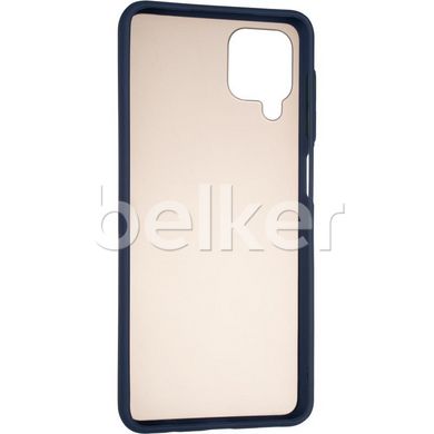 Противоударный чехол для Samsung Galaxy A12 (A125) Gelius Bumper case Синий смотреть фото | belker.com.ua