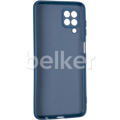 Противоударный чехол для Samsung Galaxy M22 (M225) Full soft case Синий