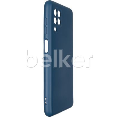 Противоударный чехол для Samsung Galaxy M22 (M225) Full soft case Синий