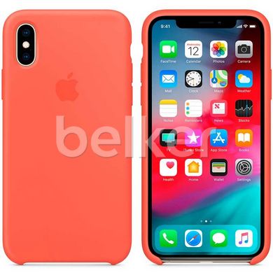 Силиконовый чехол для iPhone Xs Apple Silicone Case Оранжевый смотреть фото | belker.com.ua