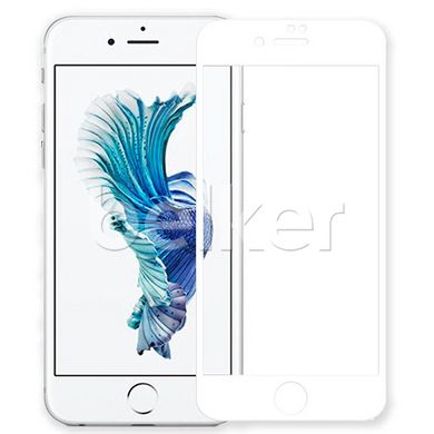Защитное стекло для iPhone 8 3D Tempered Glass Белый смотреть фото | belker.com.ua