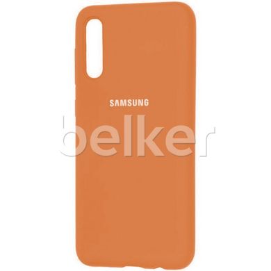 Защитный чехол для Samsung Galaxy A50 A505 Original Soft Case Оранжевый смотреть фото | belker.com.ua