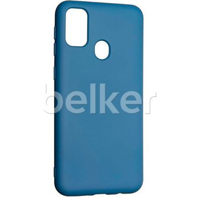 Защитный чехол для Samsung Galaxy M21 (M215) Full Soft case Синий смотреть фото | belker.com.ua