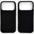 Чехол для iPhone 17 Pro Max Berlia Carbon with MagSafe Черный