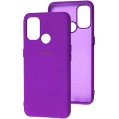 Оригинальный чехол для Oppo A53 Full Soft case Фиолетовый