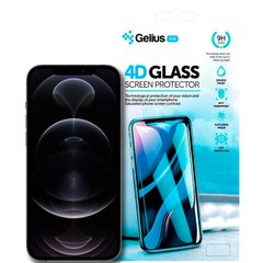 Защитное стекло для iPhone 12 Pro Max Gelius Pro 4D Черный смотреть фото | belker.com.ua