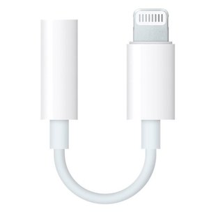 Оригинальный переходник Apple Lightning to 3.5 mm Headphone Jack Adapter (MMX62AM/A) для наушников