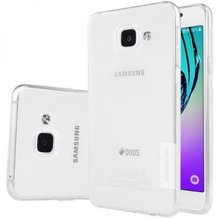 Силиконовый чехол для Samsung Galaxy A3 2016 A310 Nillkin Nature TPU Прозрачный смотреть фото | belker.com.ua