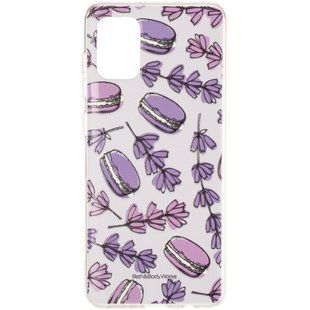 Силиконовый чехол для Samsung Galaxy A71 2020 (A715) Print case Фиолетовый смотреть фото | belker.com.ua