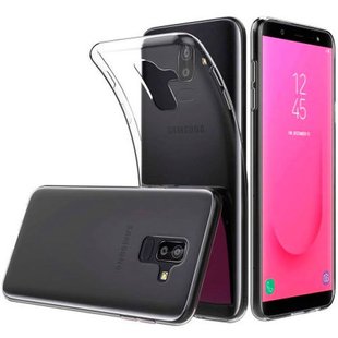 Силиконовый чехол для Samsung Galaxy J8 2018 (J810) Hoco Air Case прозрачный Прозрачный смотреть фото | belker.com.ua