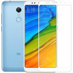 Защитное стекло для Xiaomi Redmi 5 Plus Tempered Glass 3D Белый смотреть фото | belker.com.ua