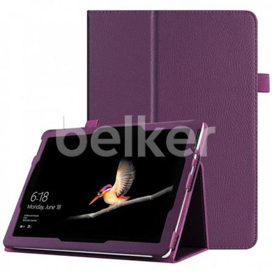 Чехол для Microsoft Surface Go 2 ТТХ Кожаный Фиолетовый